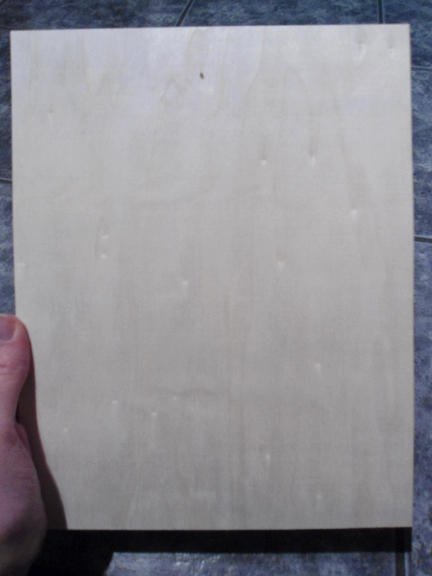 La surface est jolie... Dommage que je doive la peindre!