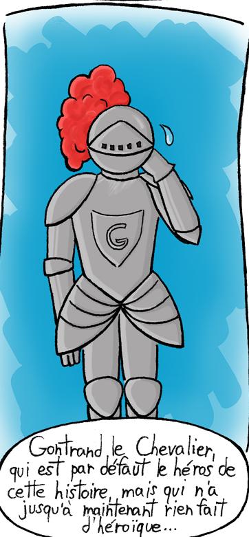 Gontrand lors de l'une de ses premières apparitions, en 2007.